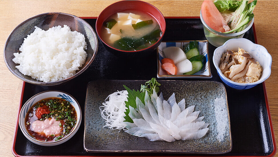 皮はぎ定食